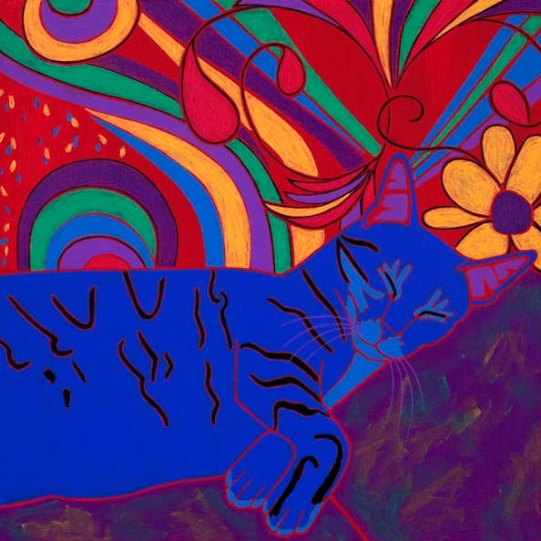 "Electric Dreams" - Limited Edition Matted Print for wholesale by Angela Bond Art