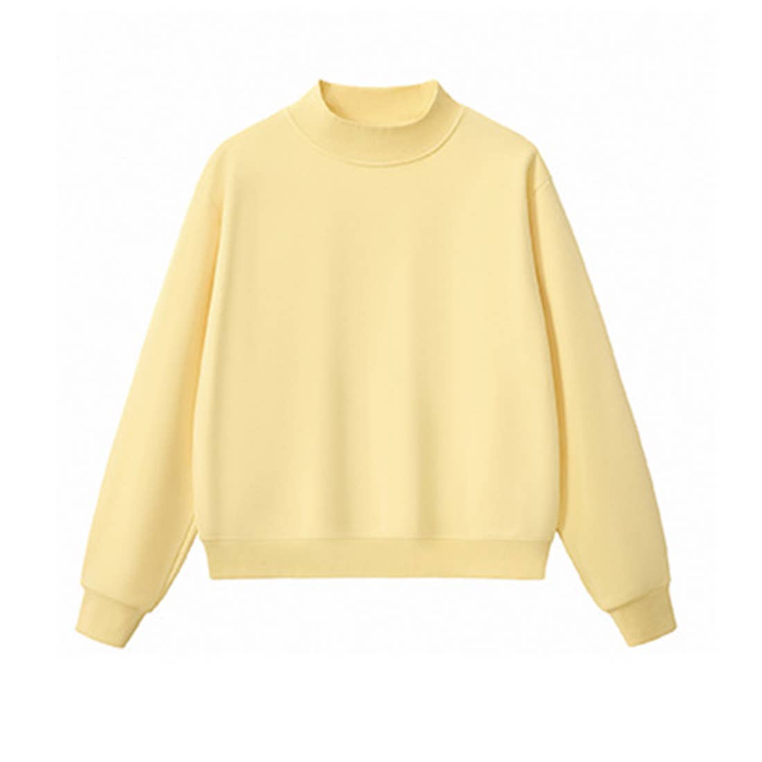 Sodalemon - Wholesale Sweatshirt - Women's - Unisex Cozy Fleece Half-High Neck Sweatshirt5