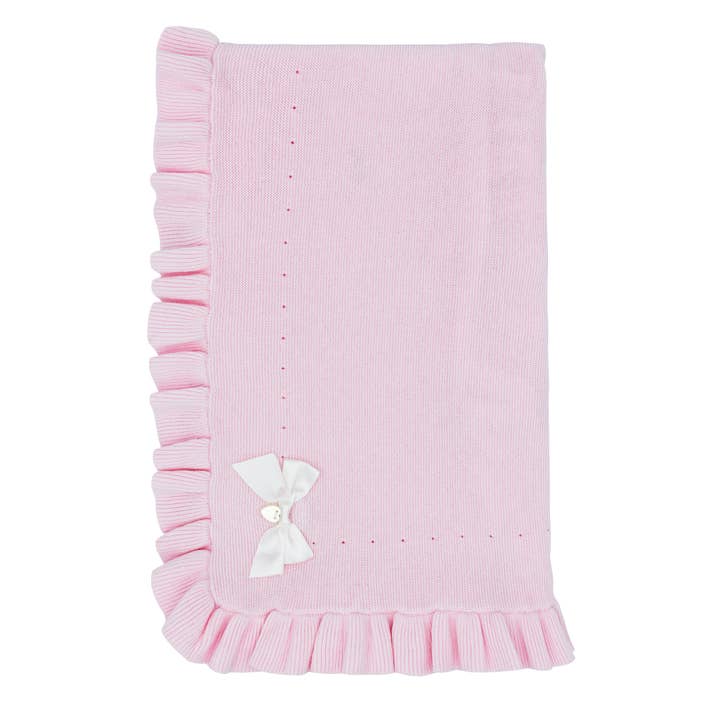 MONSANTO Girls Pink Knitted Blanket for wholesale on Faire