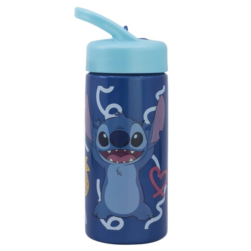 Stor - Wholesale Water Bottle - Stor Bottle Pp Playground 410 Ml Stitch Palms1