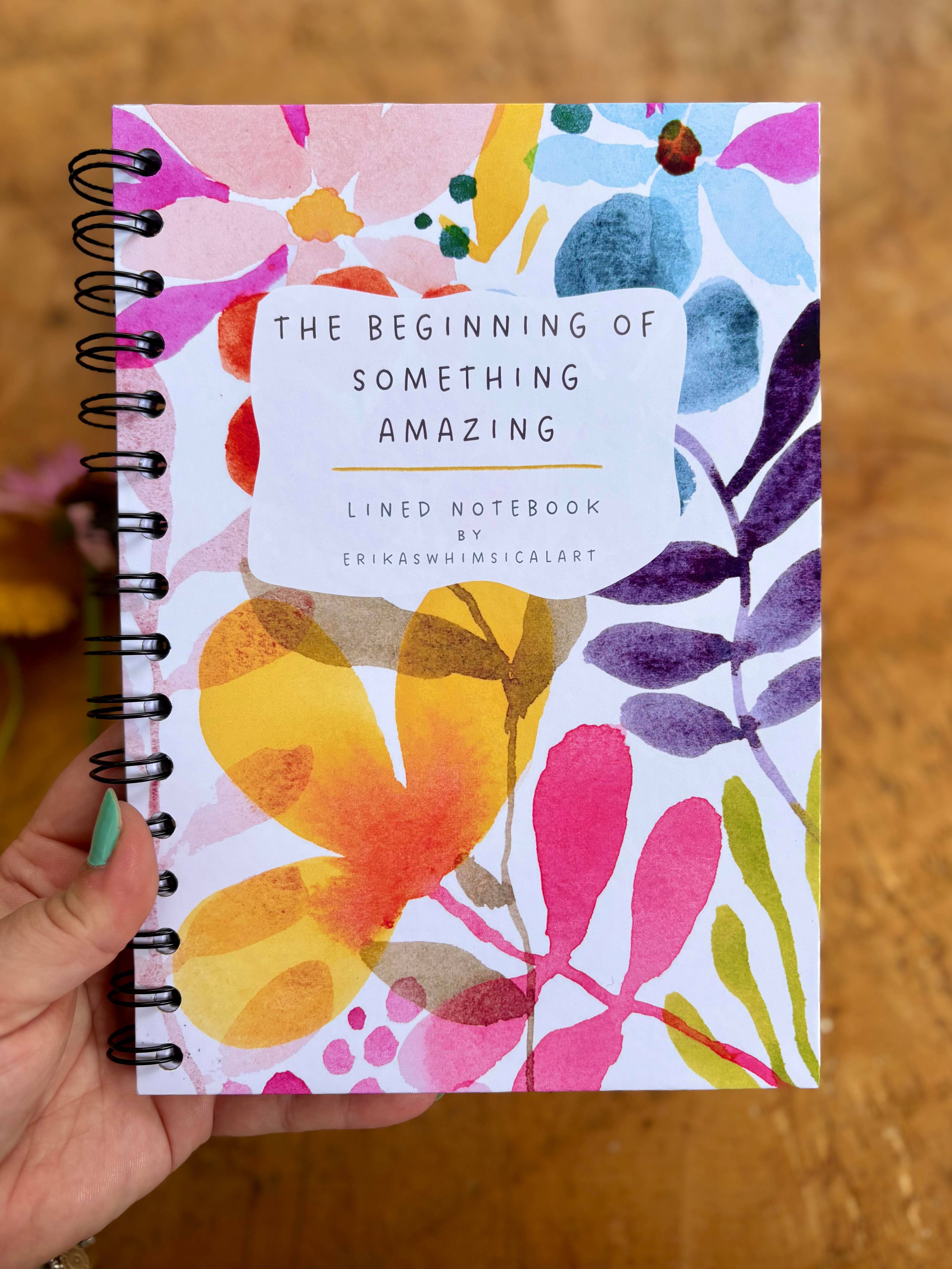 Erika's Whimsical Art – wholesale Notebook – A5 Handmade Illustrated Notebook – Whimsical Lined Journal9