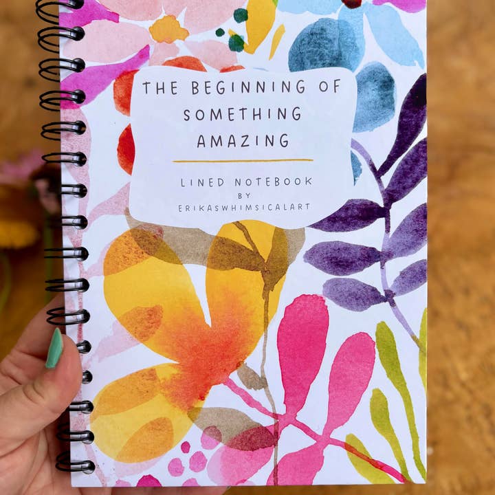 Erika's Whimsical Art – wholesale Notebook – A5 Handmade Illustrated Notebook – Whimsical Lined Journal9