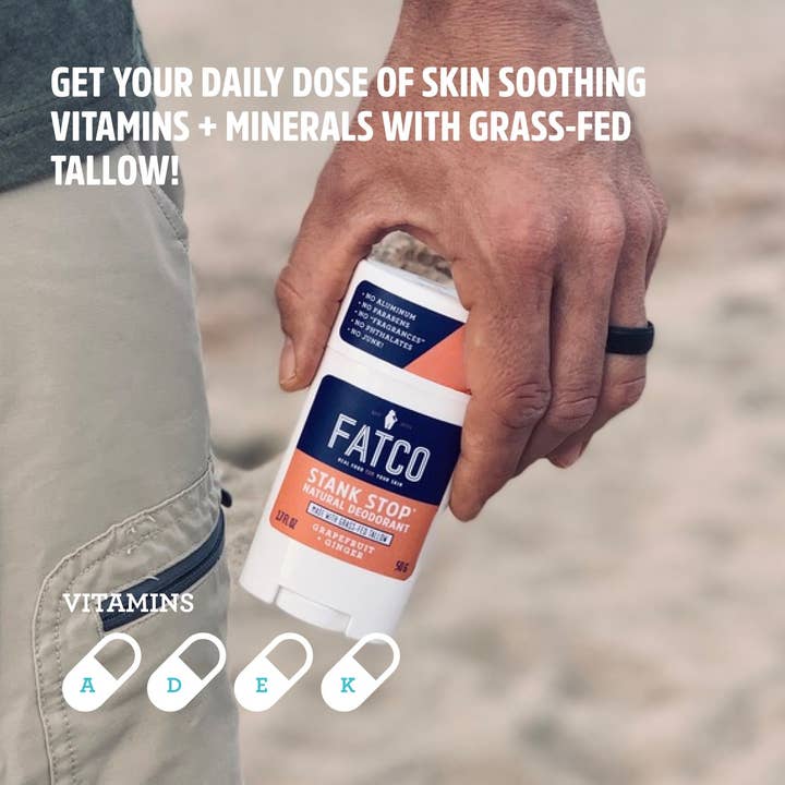 FATCO - Vendita all'ingrosso Deodorante - Unisex - Stank Stop, bastone, pompelmo+zenzero - 1.7 oz2