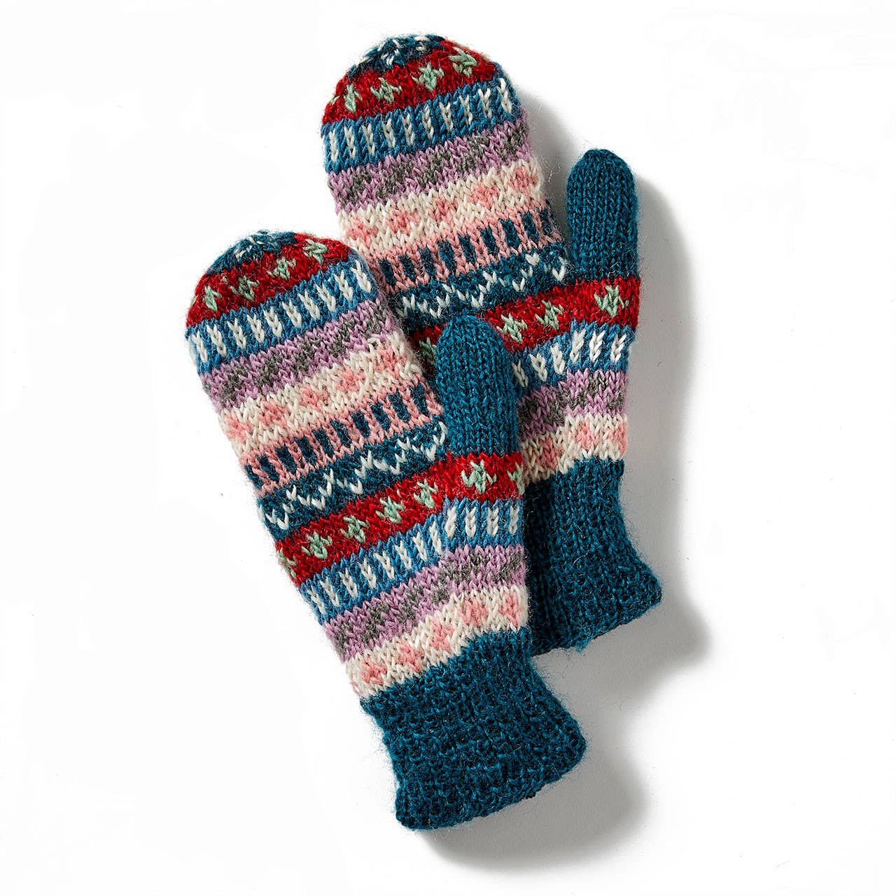 SERRV International - Wholesale Mittens - Unisex - Folklore Knit Winter Mittens0
