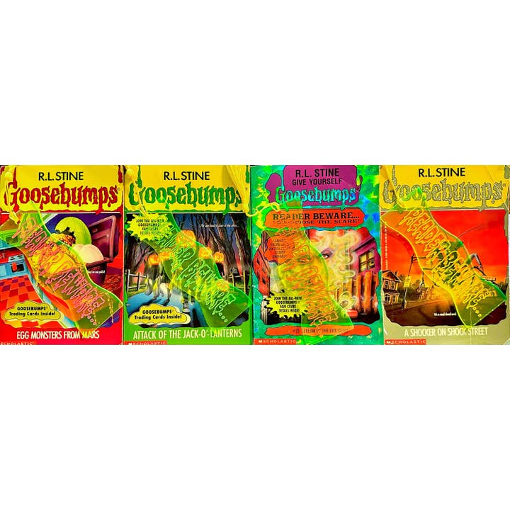 Kayleigh Creates - Wholesale Bookmark - Reader Beware Neon Acrylic Goosebumps Inspired Bookmark3