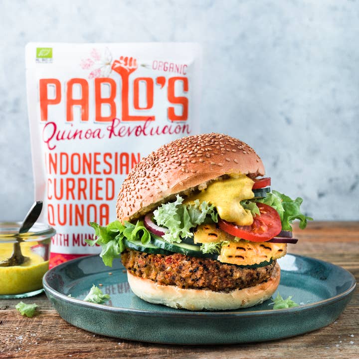 pablo's quinoa revolución - Wholesale Rice - Pablo's Indonesian Curried Quinoa with Mung Beans & Coconut3