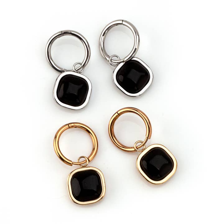 Steel Earring GKE2208703 for wholesale by Shebiju