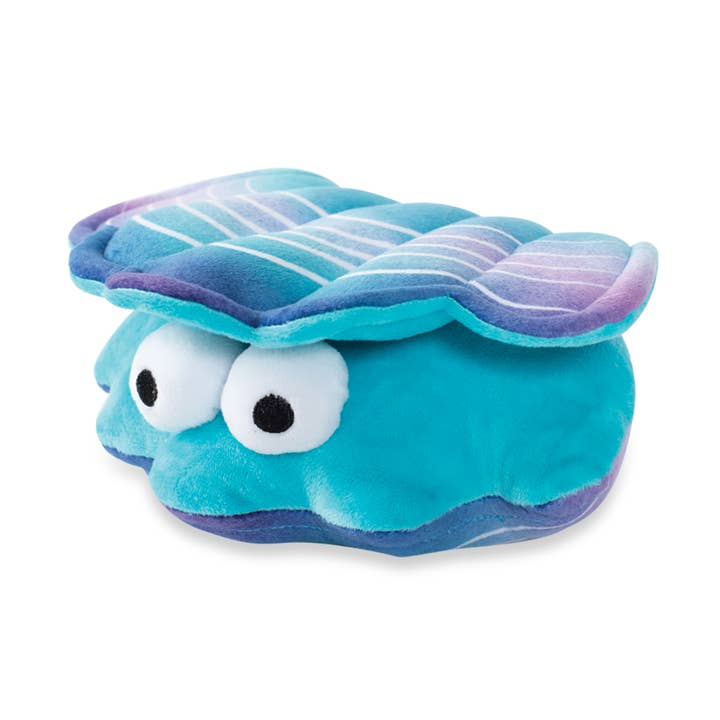 Plush Dog Toy - Clammy for wholesale by Petshop by Fringe Studio