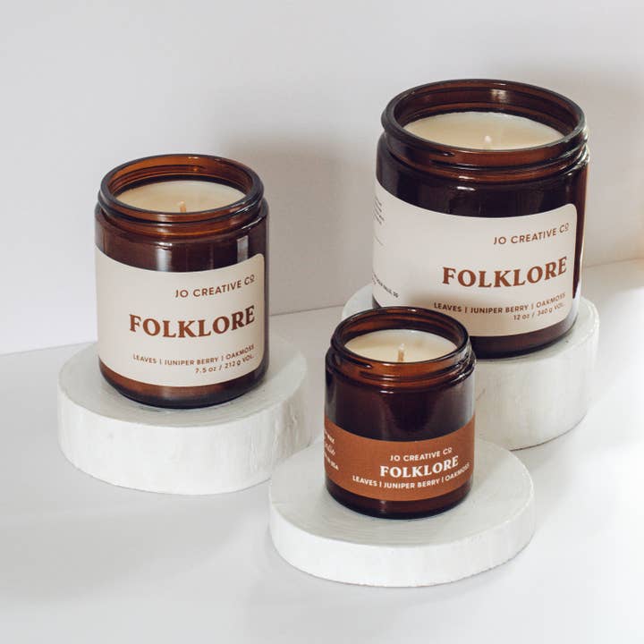 Jo Creative Co - Wholesale Jar/Filled Candle - Folklore Candle1
