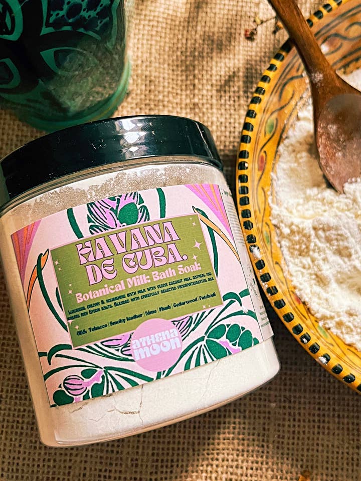 HAVANA DE CUBA Botanisch Melkbadpoeder voor wholesale door ATHENA MOON APOTHECARY