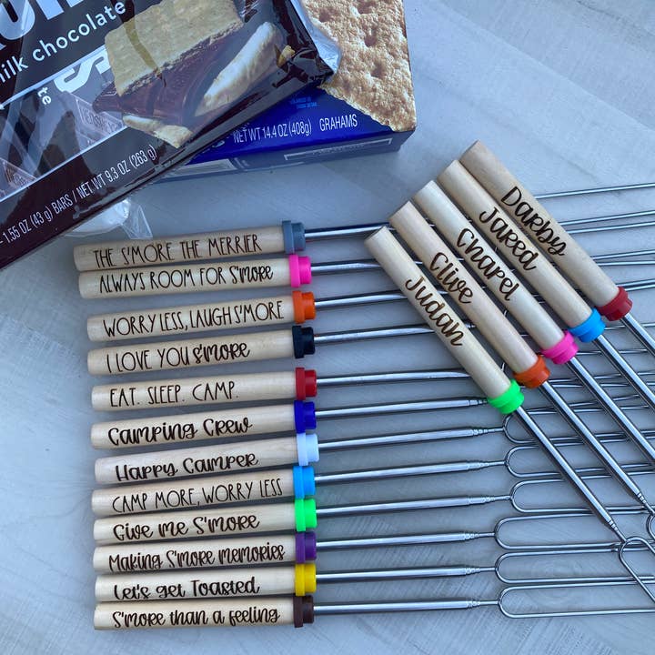 Infinity Cuts & Creations - Wholesale Roasting Stick - Campfire Sticks