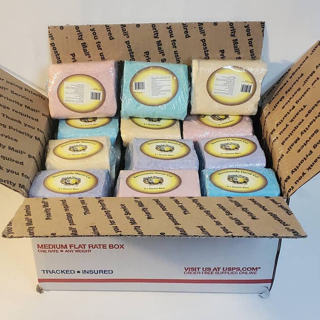 Amish Farms Soap - Wholesale Bar Soap - 36 Individually Wrapped Bars - Random Colors with Fragrance