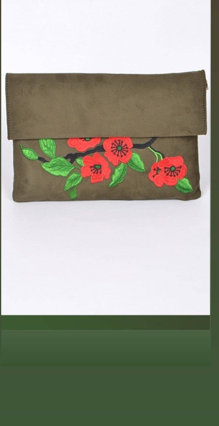 Rosie Mears Collection - Wholesale Clutch Bag - Women's - Floral Clutch Purse0