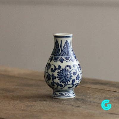Gohobi （We cover U.S. import duties） – wholesale Vase – Gohobi Hand-painted Blue and White Porcelain Vase6