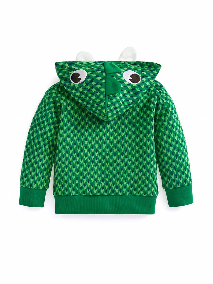 Fennco Styles - Wholesale Hoodie – Child - Green Snake Boy Hoodie Jacket1