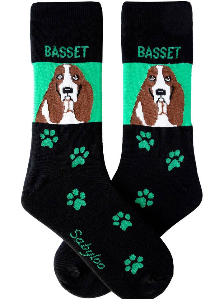 Calzini per cani Basset per la vendita all'ingrosso da parte di Sabyloo