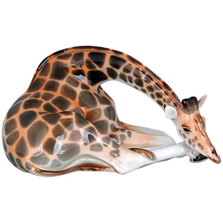 Figurine Girafe avec tête en bas pour la vente par Golden Cockerel