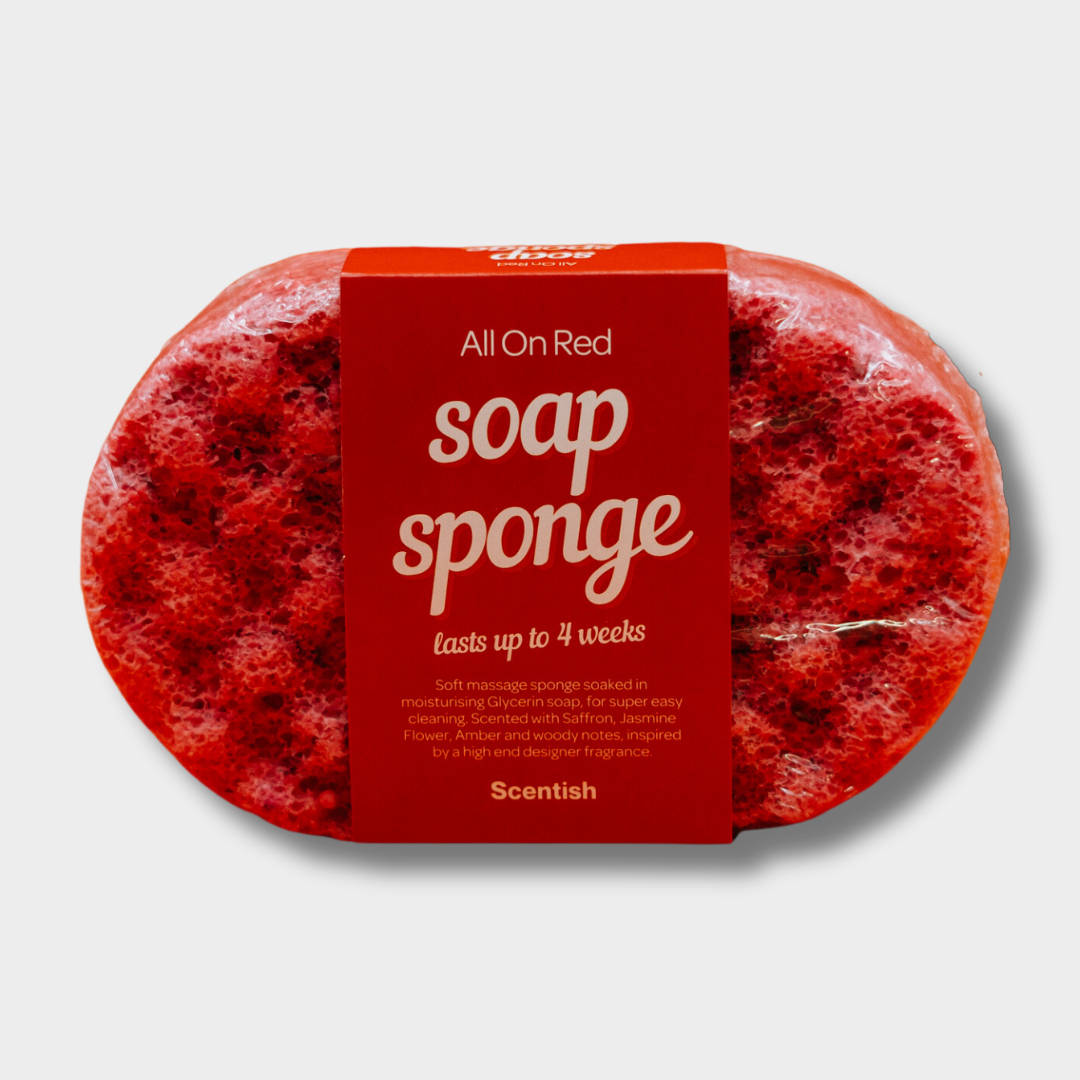Scentish - Wholesale Bar Soap - All On Red Soap Sponge0