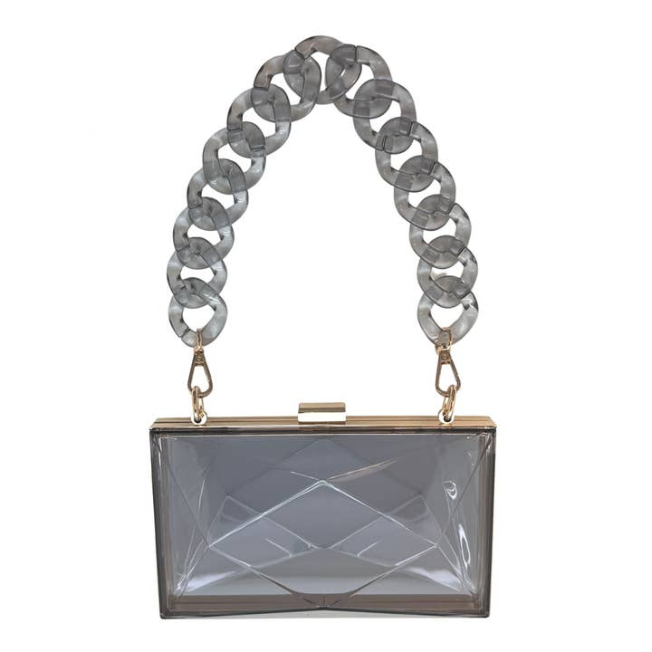 Cthru Purses - Wholesale Clutch - Dames - NIEUW De Marilyn Faceted Acryl Box Purse5