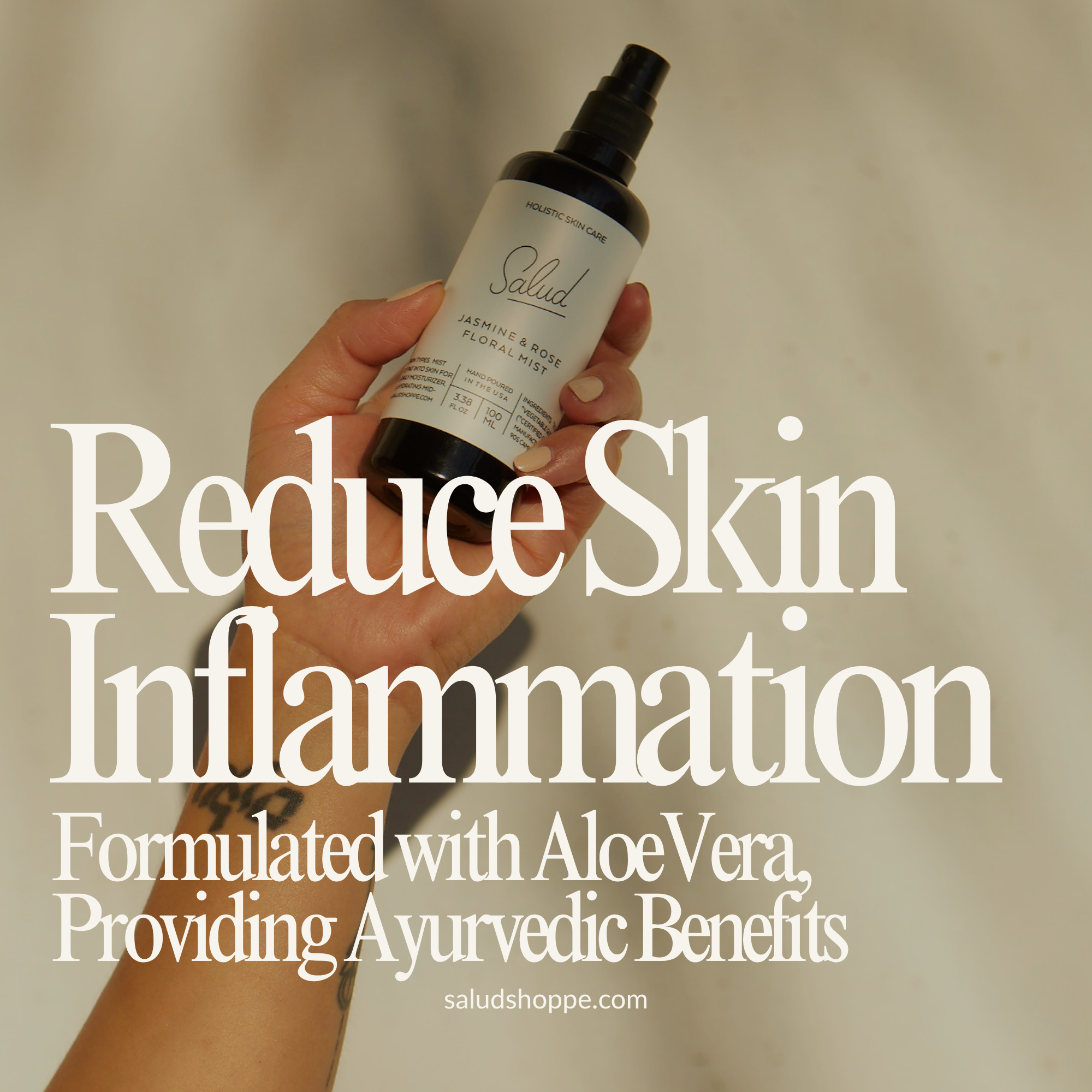 Salud - Wholesale Face & Body Mist/Water - Jasmine and Rose Floral Mist | 3.38 fl oz / 100 ml2