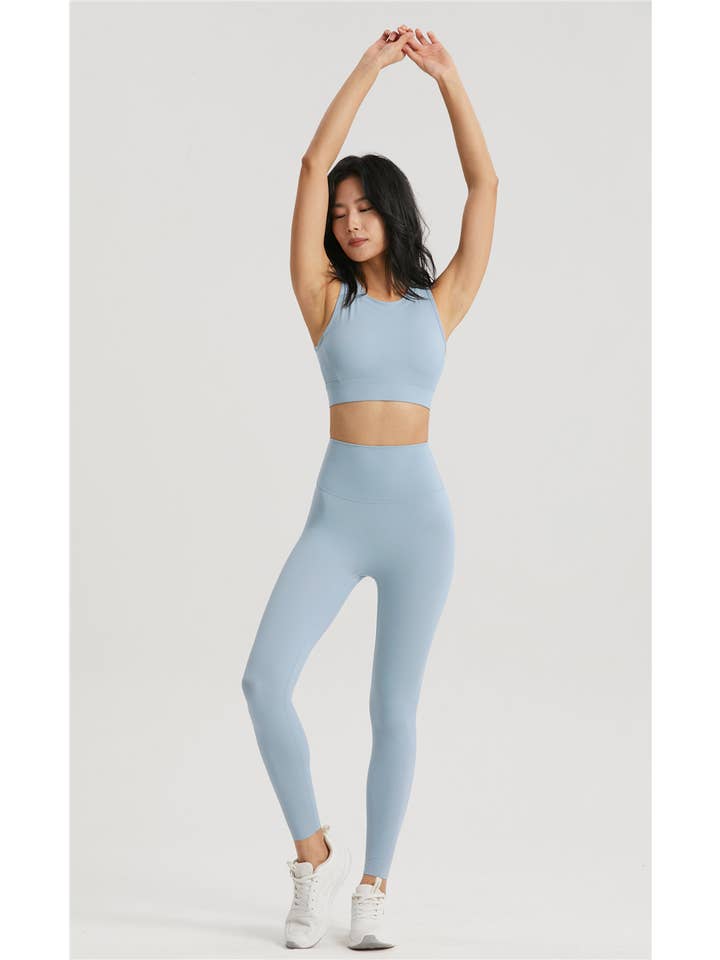 91thelabel - Vente Brassière de sport – femme - Soutien-gorge de sport à dos ouvert Merida Lycra® à coupe moulée11