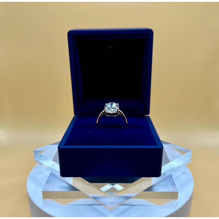 Elegant Jewels LLC - Wholesale Engagement Ring - 5 CT Oval Lab Grown Diamond 14K Gold Solitaire Ring
7