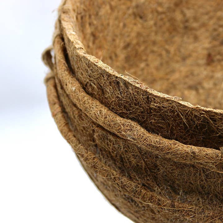 CoirProducts.co.uk of Salike Limited - Wholesale Hanging Planter - Coco liners | natural, 100% biodegradable coir liners