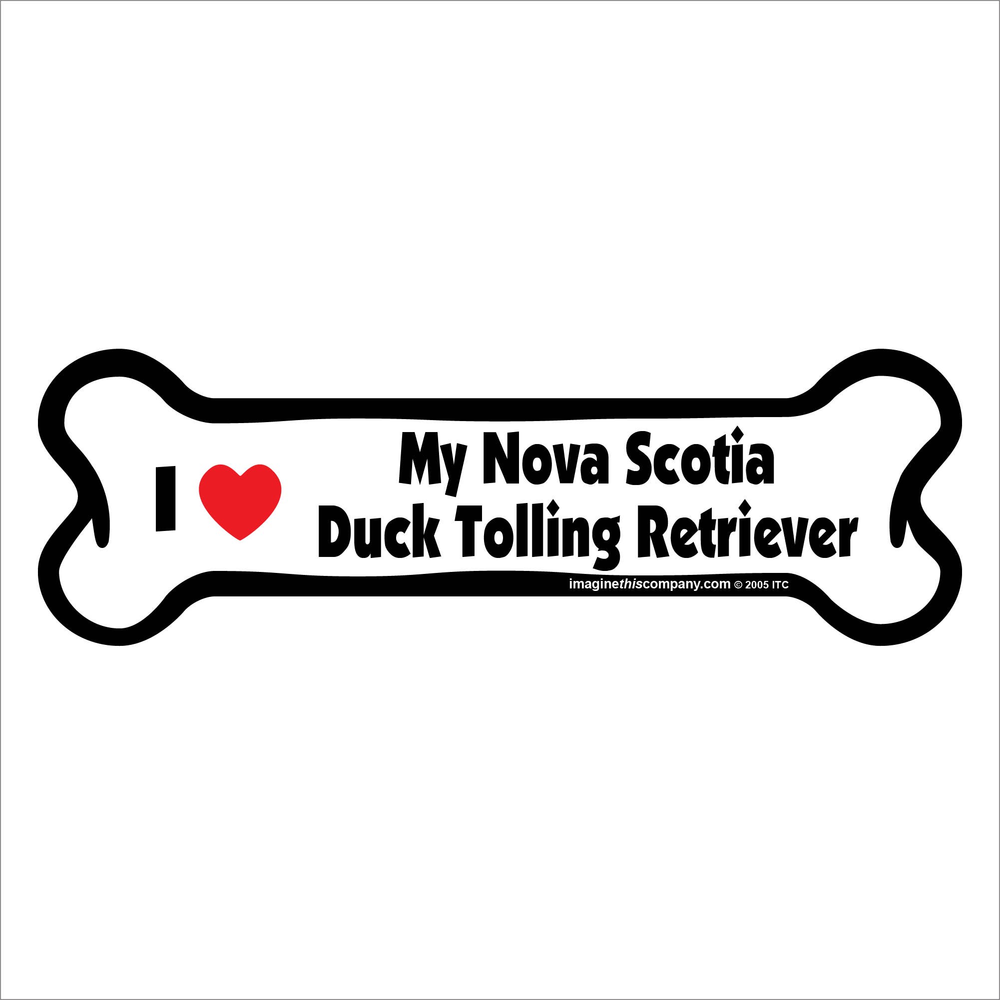 Imagine This Company - Venta al por mayor Imanes - Imán de hueso de Nova Scotia Duck Tolling Retriever0