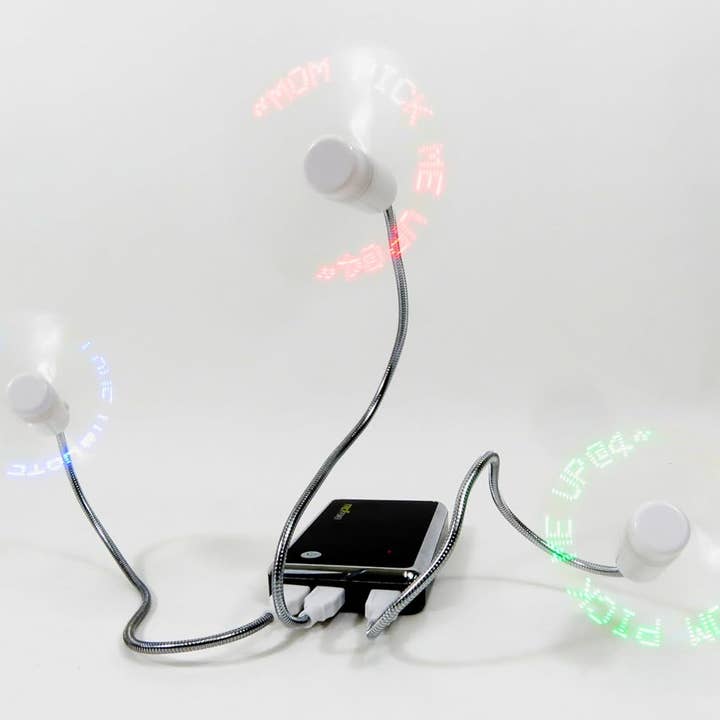 AZ Trading & Import (Toys, RC Toys & More) - Wholesale Handheld Electric Fan - LED Fan (Red)10