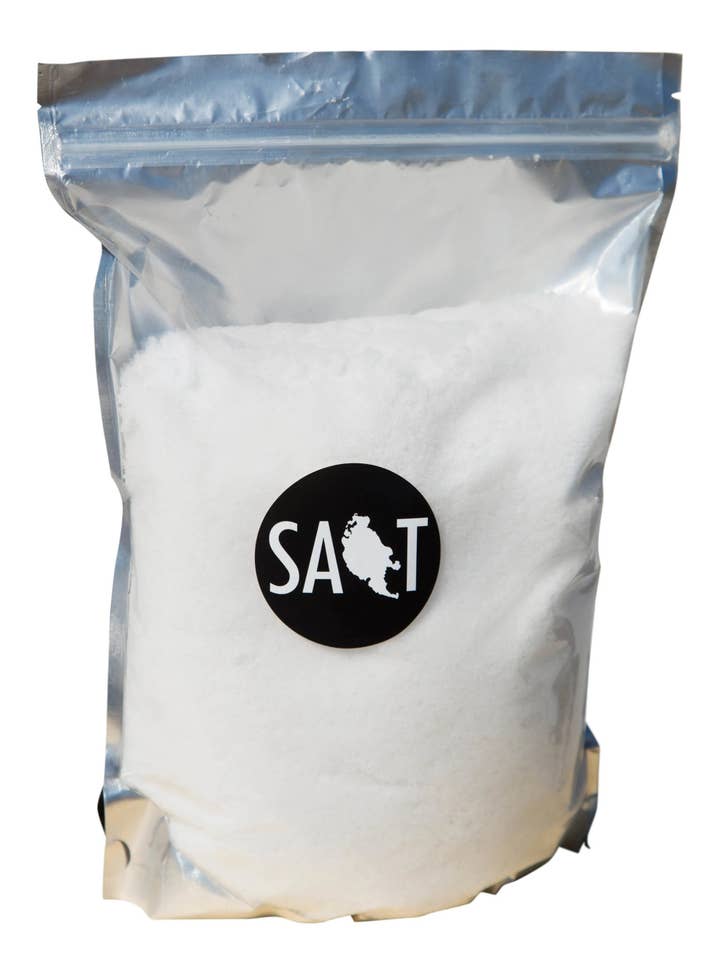 San Juan Island Sea Salt - Wholesale Salt - 5 lb Bag Solar Evaporated Sea Salt (for Food Service)