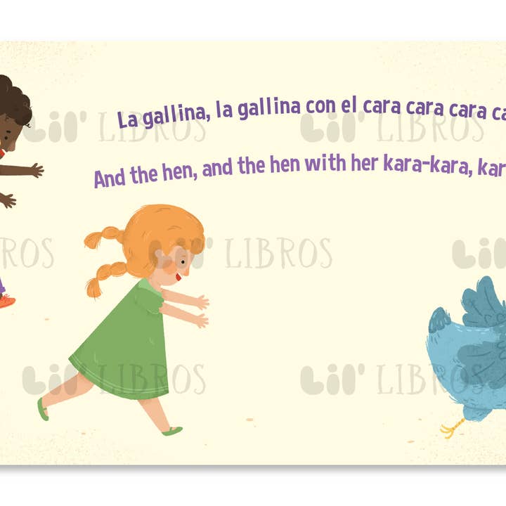 Lil' Libros ~ Bilingual Children's Books & Games - Wholesale Preschool Book (3-5) - Singing / Cantando De Colores (Bilingual: English and Spanish)2