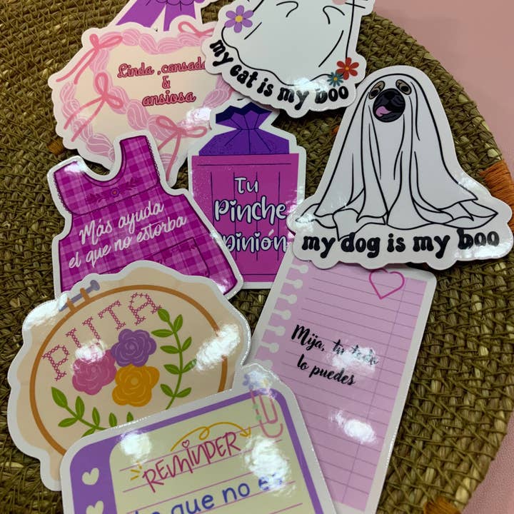 Lalatina Shop - Wholesale Sticker - Loca gatos eras ghost vinyl water resistant funy sticker1