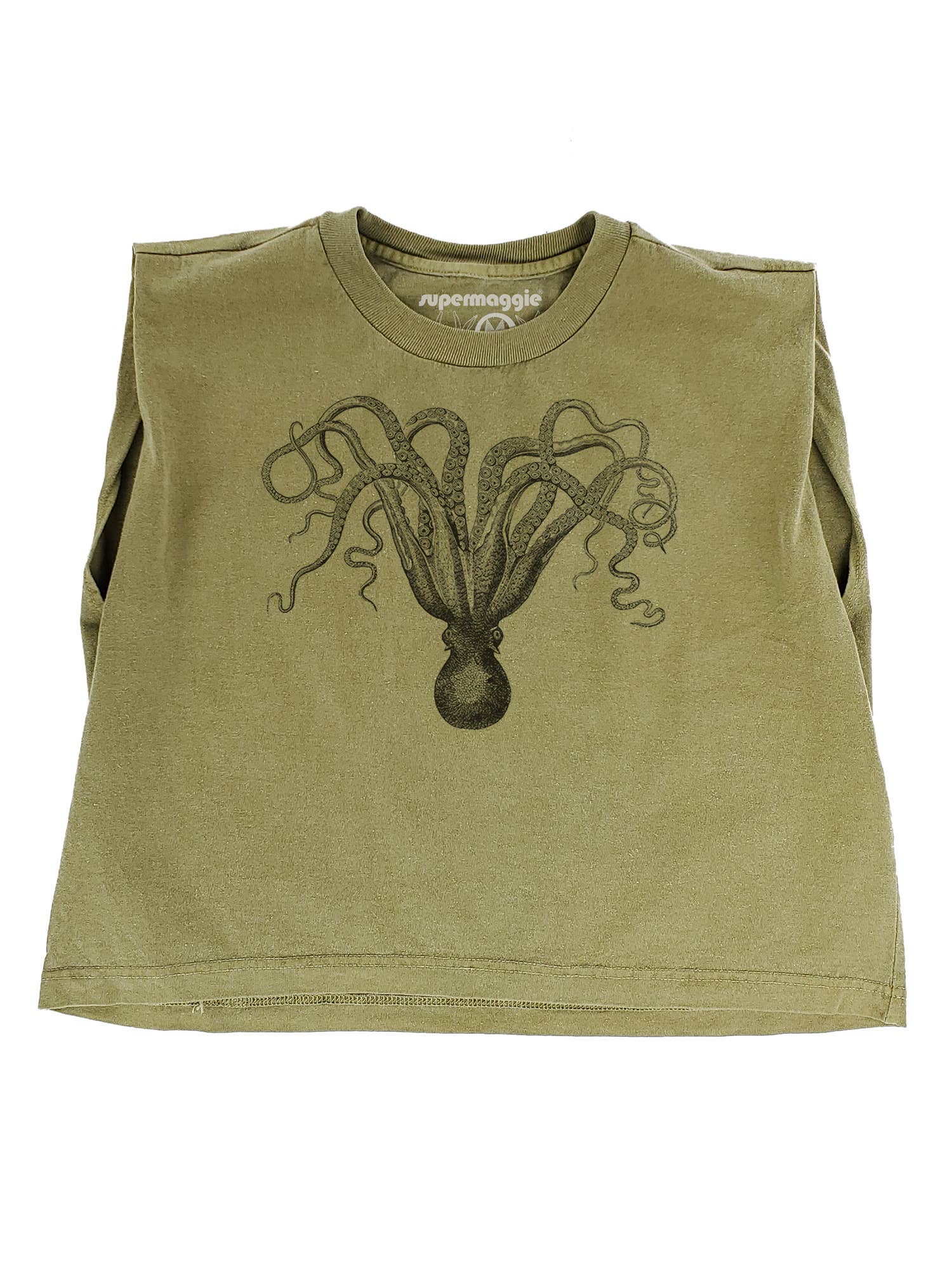 Supermaggie @ Faire - Wholesale T-Shirt (Graphic) - Women's - Octopus Maisie Heavyweight Muscle Tee2