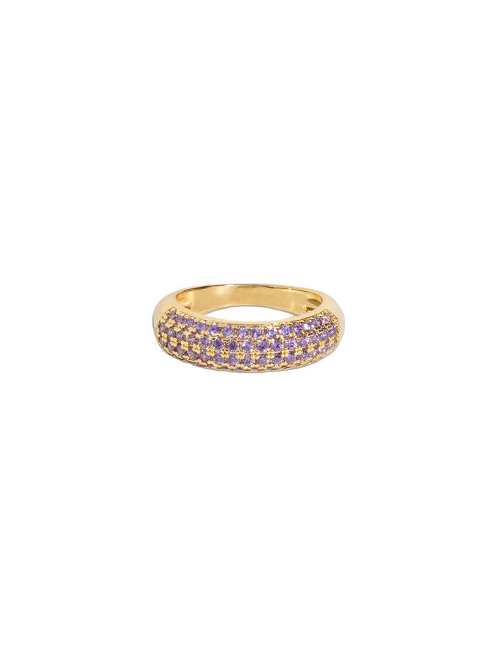 Bague Veyra en violet pour la vente par Loren Hope