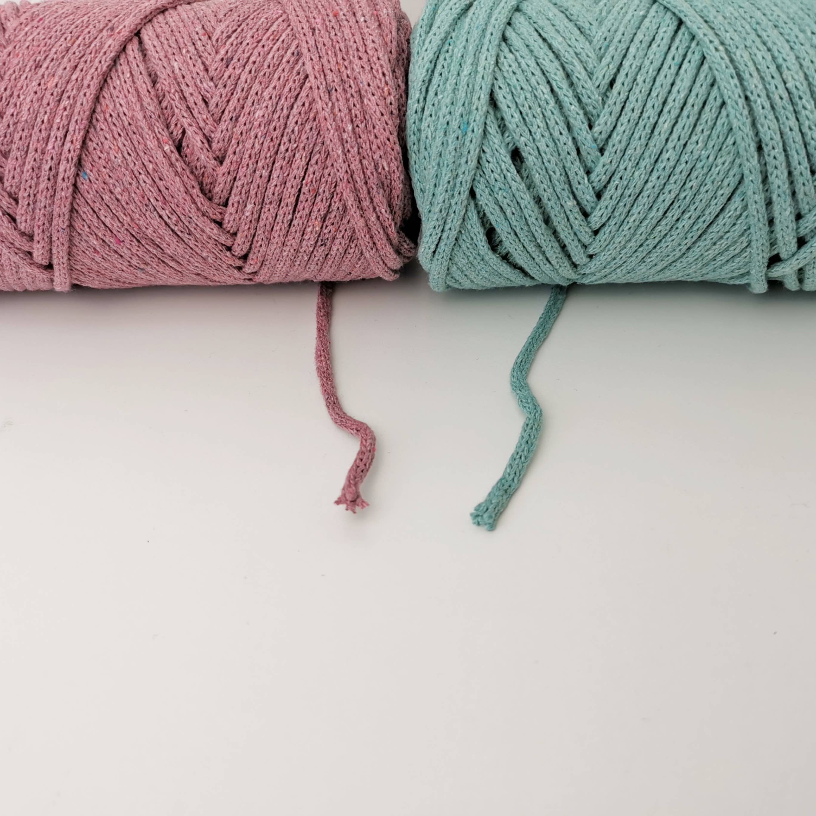 Buluty - Wholesale Craft Supplies - 4mm BRAIDED SOFT COTTON CORD, Macrame String, Macrame Cotton4