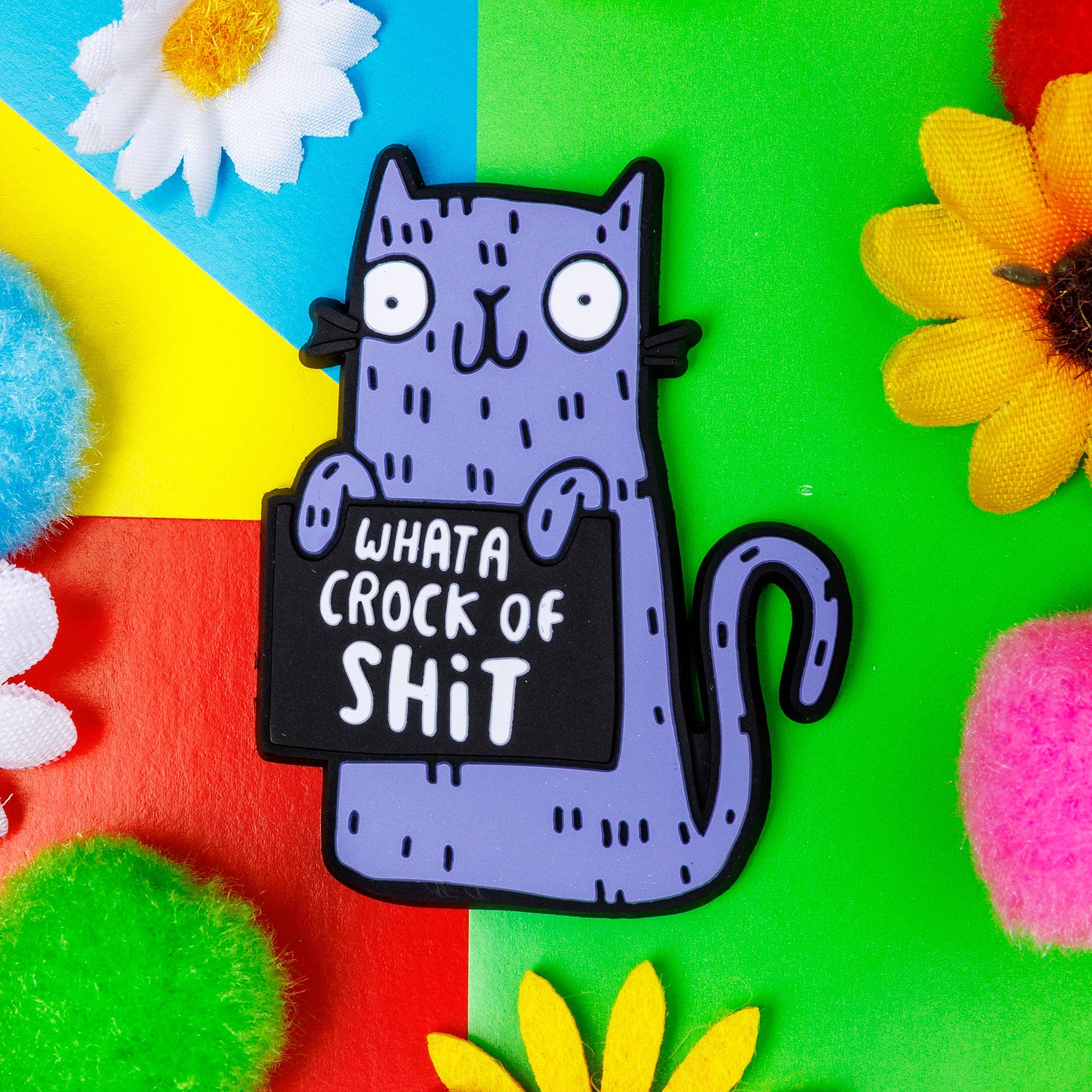 Katie Abey – wholesale Magnet – What A Crock Of Sh*t Sweary Cat Magnets1