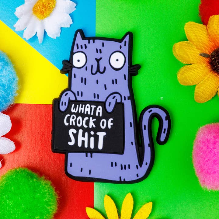 Katie Abey – wholesale Magnet – What A Crock Of Sh*t Sweary Cat Magnets1