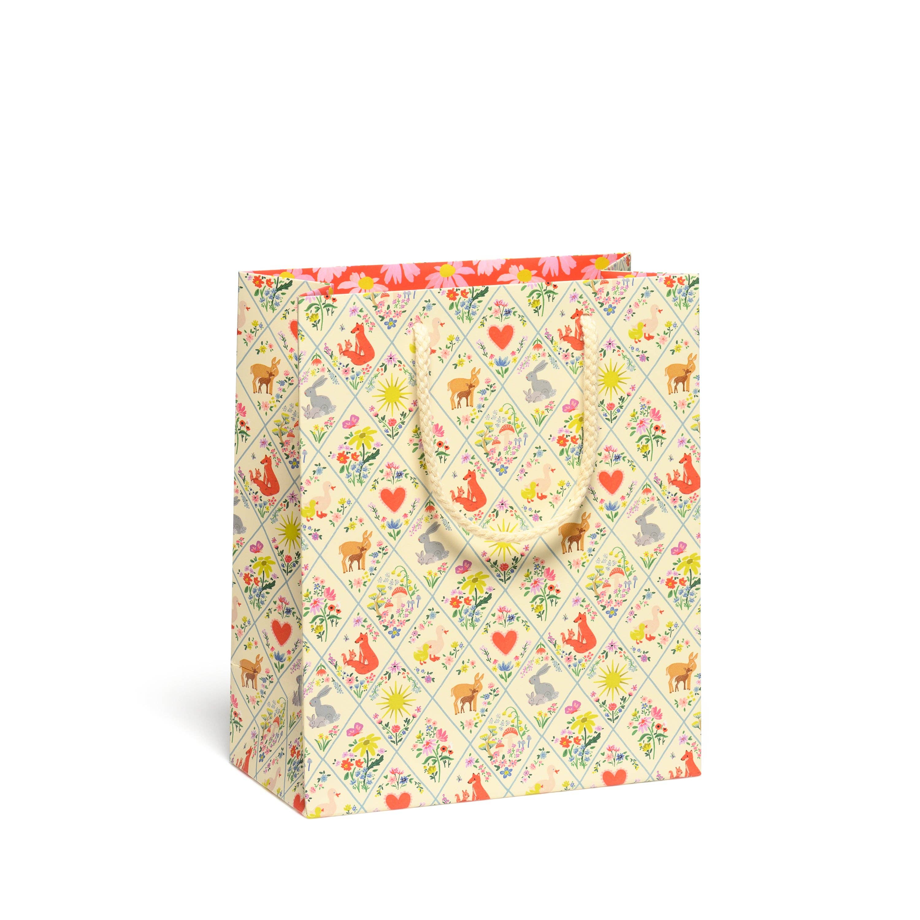 Red Cap Cards – wholesale Gift bag – Woodland Critters gift bags1