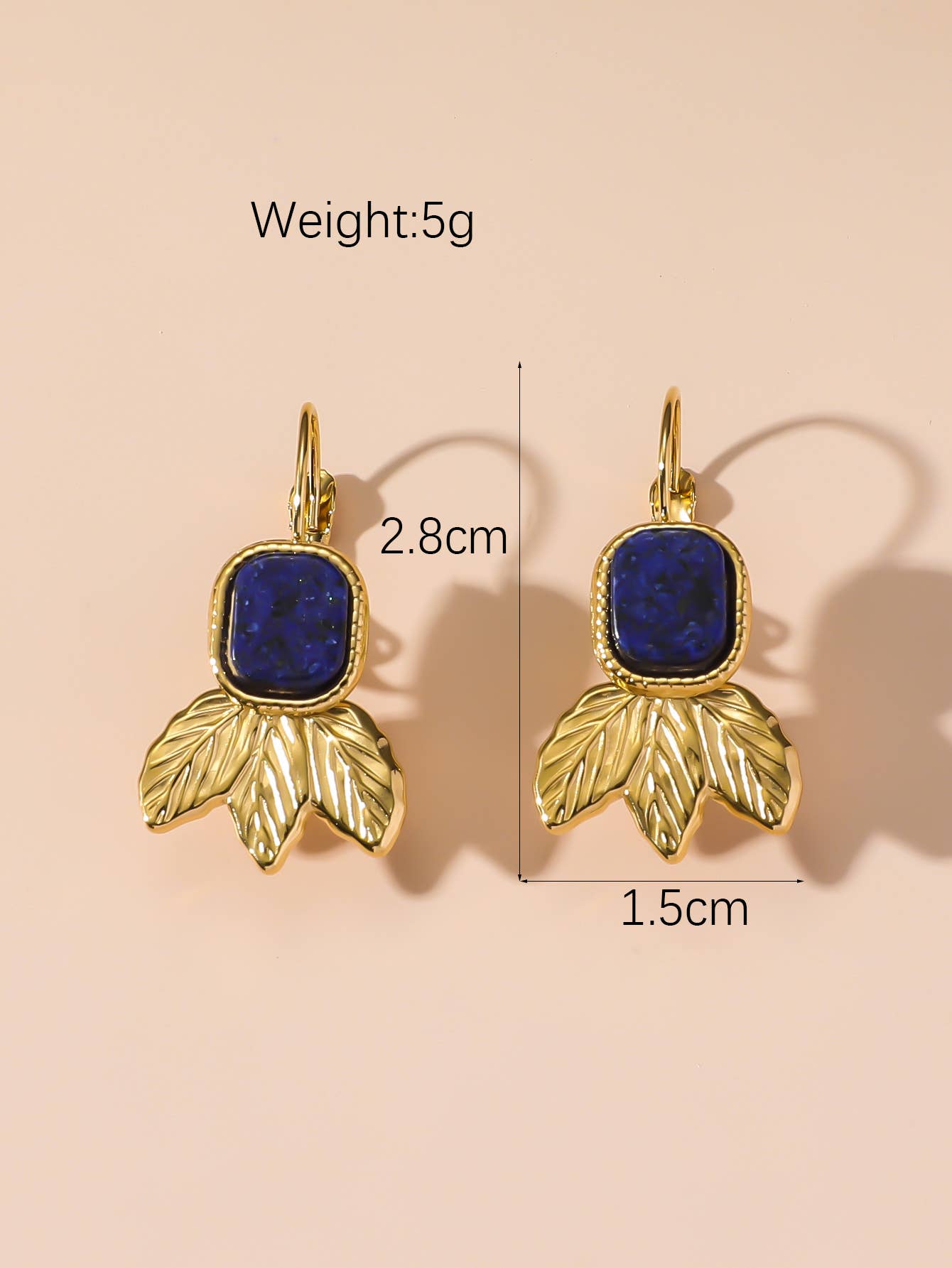 Blossom bijoux - Wholesale Dangle Earrings - 24BOA123 Stainless Steel Sleeper Earrings8