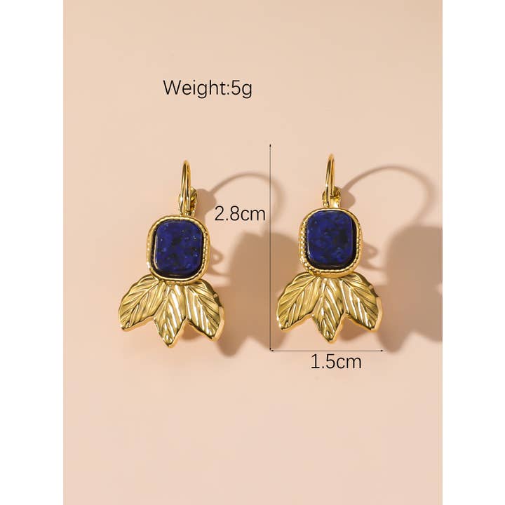 Blossom bijoux - Wholesale Dangle Earrings - 24BOA123 Stainless Steel Sleeper Earrings8