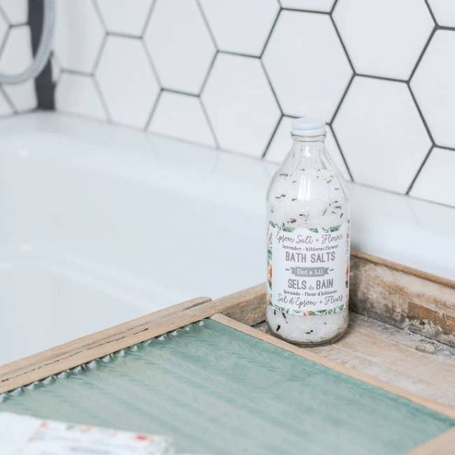 Dot & Lil - Wholesale Bath Salts - Lavender & Hibiscus Bath Salt1