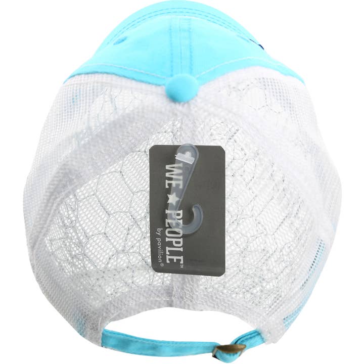 Pavilion - Wholesale Baseball cap – Unisex - Beach - Light Teal Adjustable Mesh Hat7