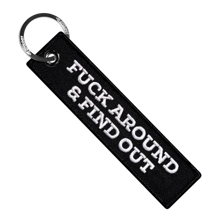 F Around & Find Out - Motorcycle Keychain for wholesale by Moto Loot