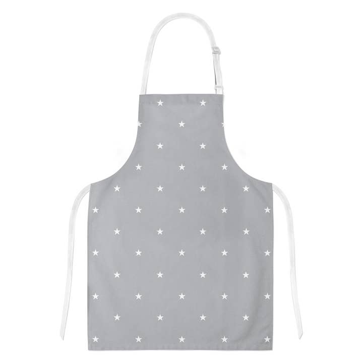 Schürze Star, Grau, mehrfarbig für den Großhandel von My Gifts Trade