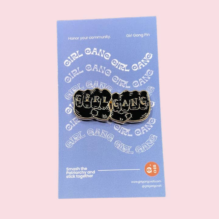Girl Gang Craft - Wholesale Lapel Pin/Button - Girl Gang Enamel Pin