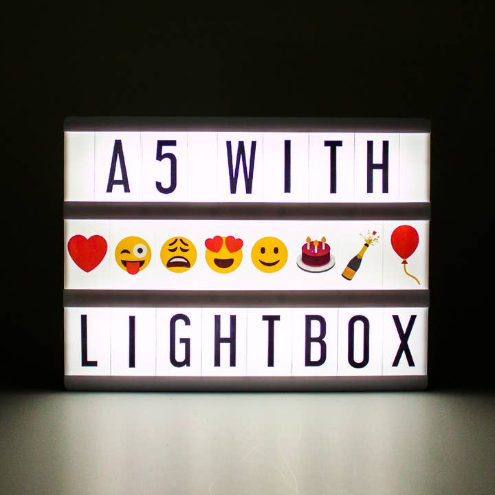 Locomocean - Wholesale Sign - A5 Small Black Lightbox
