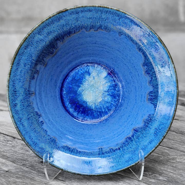 Dock 6 Pottery - Wholesale Decorative Plate/Dish/Bowl - Flared Rim Bowl -Made to Order- Fused Glass Ceramic Pottery18