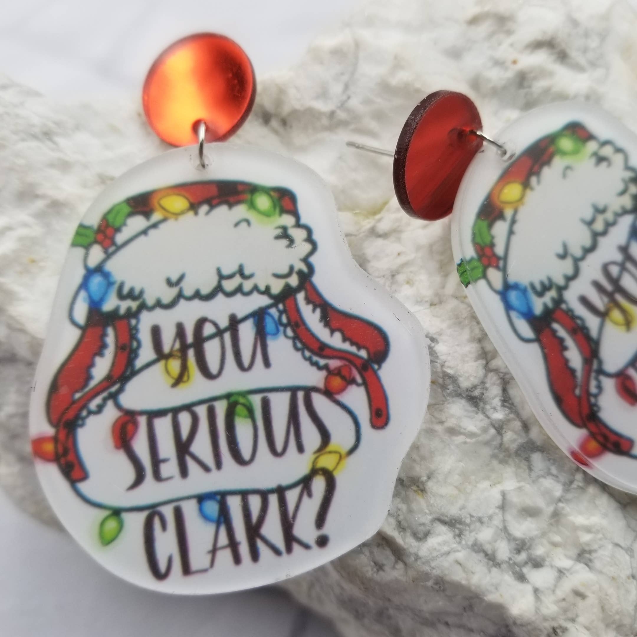 The Pretty Jewellery - Wholesale Dangle Earrings - YOU SERIOUS CLARK Christmas Earrings1