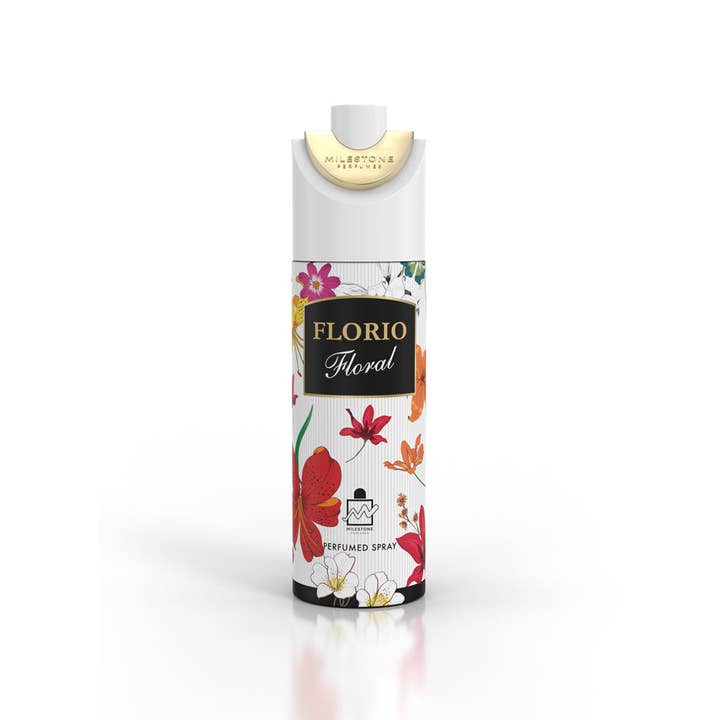 MILESTONE Florio Floral Déodorant 200ML Pack de 6 pour la vente par FRAGRANCE WHOLESALE LTD