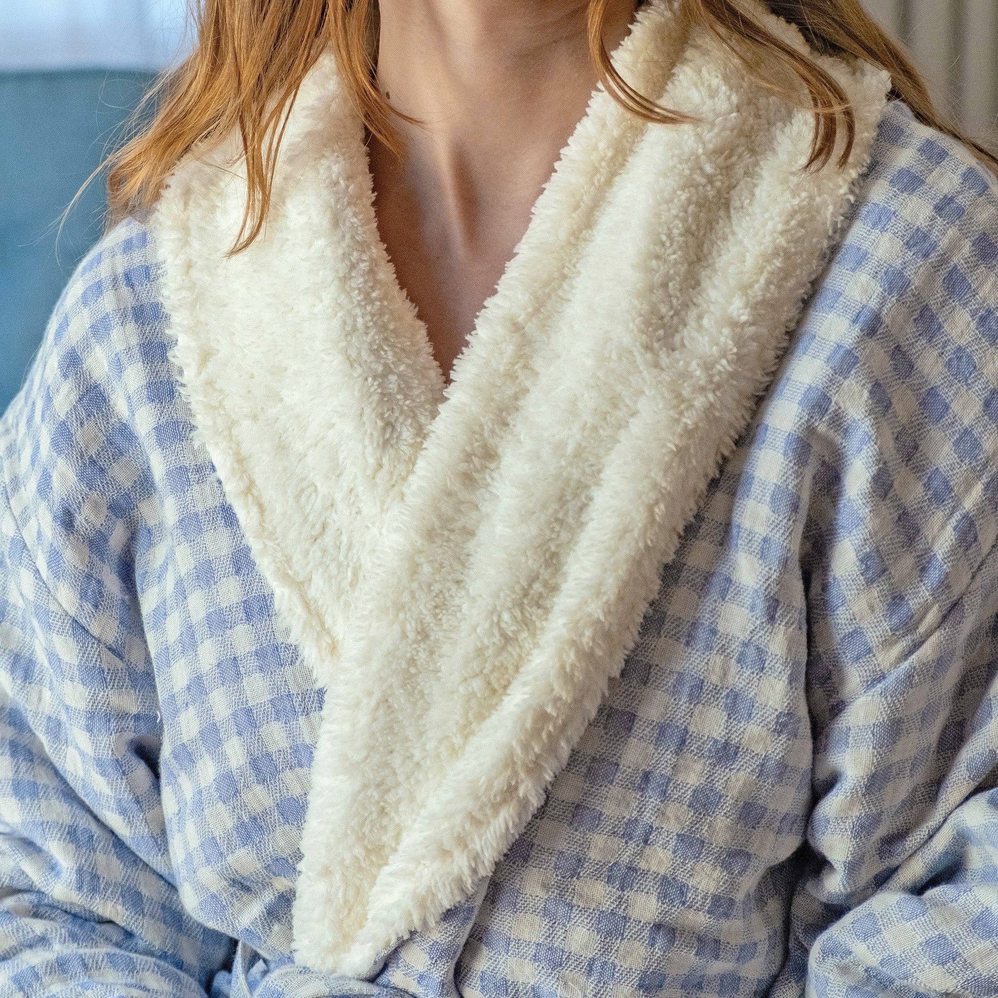 Olive & Loom - Wholesale Robe - Women's - Fleece Cotton Spa Robe0